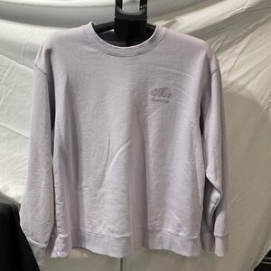 Roots Women’s Light Purple Crewneck Sweatshirt.  Never worn.